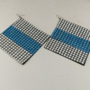 Fun sparkly big earrings